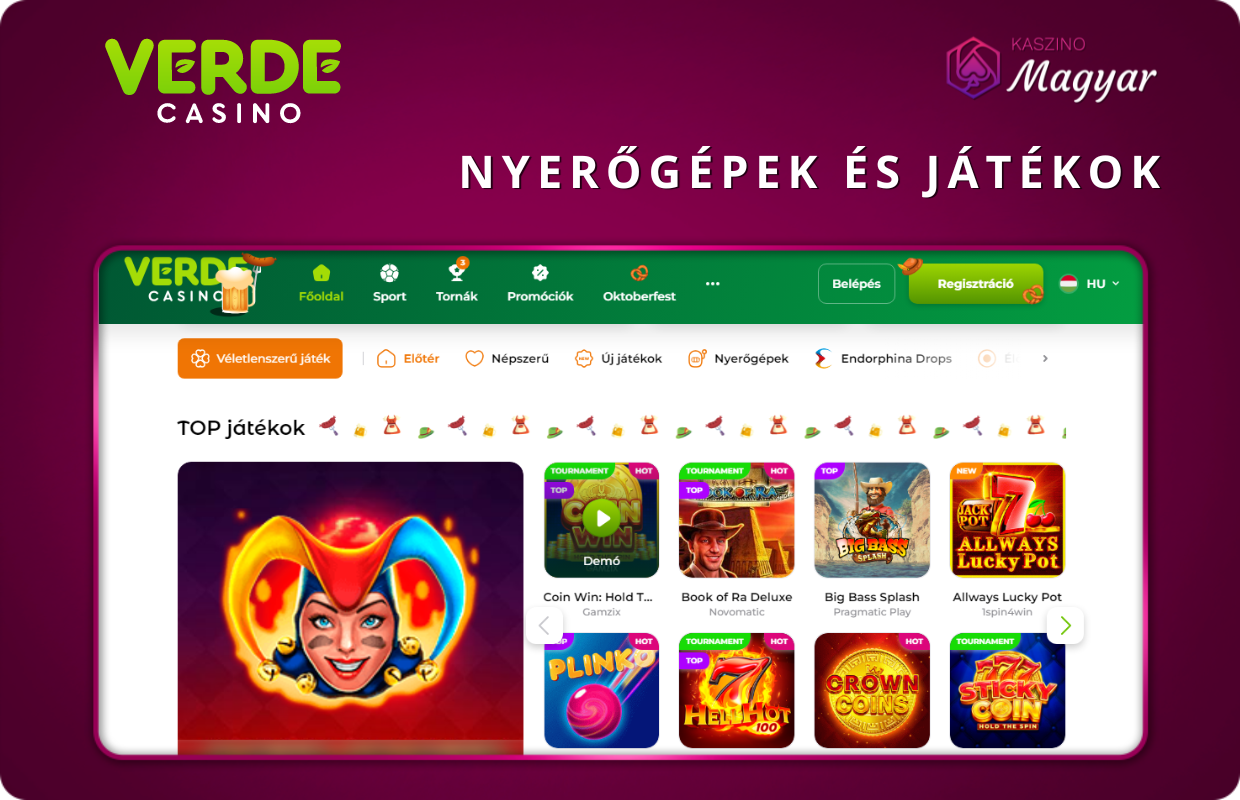 Verde Casino Games