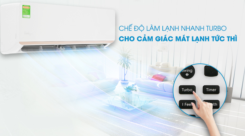 Turbo - Máy lạnh Electrolux Inverter 1 HP ESV09CRR-C2