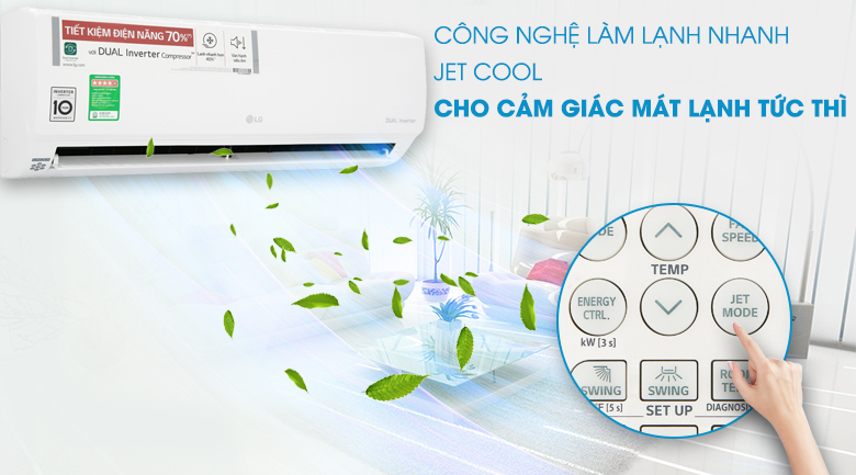 Jet Cool - Máy lạnh LG Inverter 1 HP V10APH