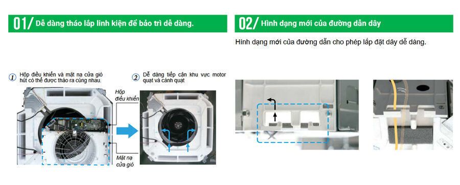 máy lạnh âm trần mitsubishi heavy fdt71vg/fdc71vnp (3.0 hp) inverter