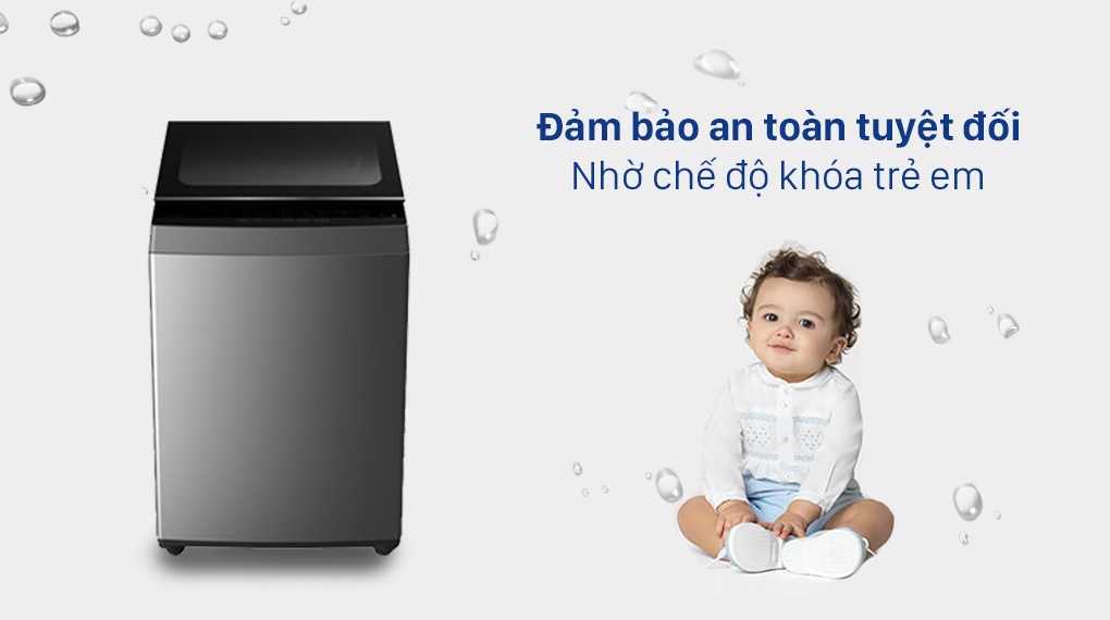 Máy giặt Toshiba 7 Kg AW-L805AV (SG) - Chế độ khóa trẻ em