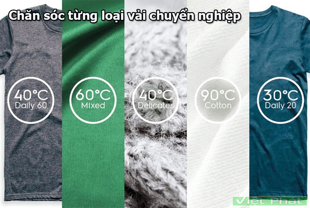 Máy giặt Electrolux EWF9024D3WB chăm sóc sợi vải chuyên nghiệp