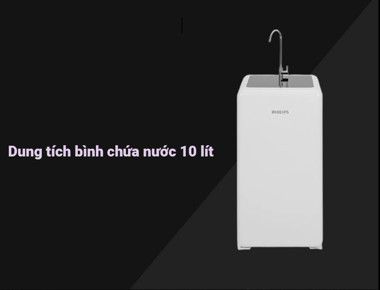 Máy lọc nước RO Philips ADD8960 | kết hợp cùng dung tích bình chứa nước 10 lít đáp ứng mọi nhu cầu sử dụng của hộ gia đình