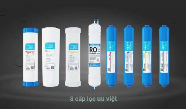Máy lọc nước RO để gầm Karofi Slim S-s038 | Được trang bị công nghệ 8 cấp lọc ưu việt