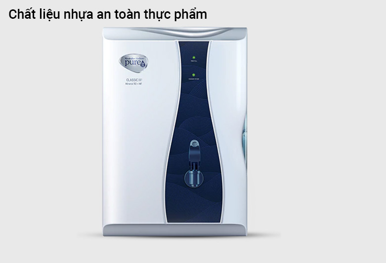 MÁY LỌC NƯỚC UNILEVER PUREIT CLASSIC G2 MINERAL RO+MF-PURIFIER | Chất liệu nhựa an toàn thực phẫm