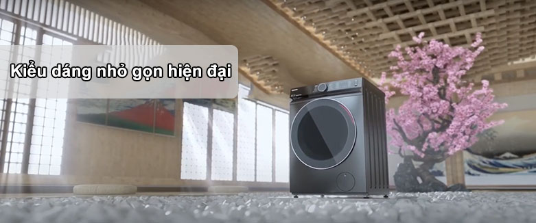 Máy giặt Toshiba Inverter 9.5 kg TW-BK105G4V(SS) | Kiểu dáng nhỏ gọn hiện đại