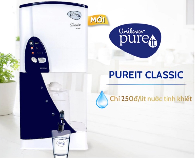MÁY LỌC NƯỚC UNILEVER PUREIT CLASSIC | Thiết kế hiện đại