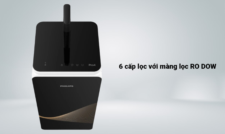 Máy lọc nước RO Philips ADD8980 | Hệ thống lọc 6 cấp lọc với màng lọc RO DOW chất lượng cao, bộ lọc khoáng chất Pro4