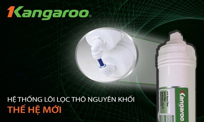 Máy lọc nước Kangaroo 10 lõi KG100HK - Lõi lọc nguyên khối