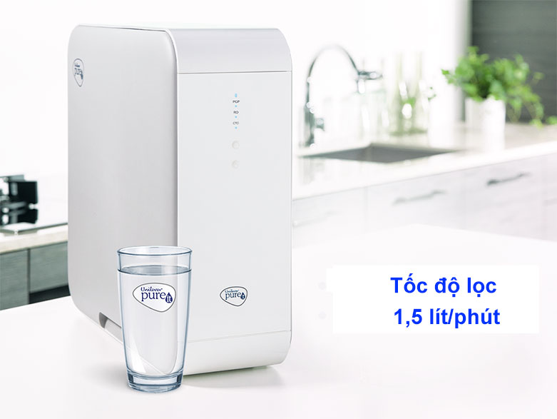 Máy lọc nước UNILEVER PUREIT DELICA | Tốc độ lọc 1,5 lít/ phút