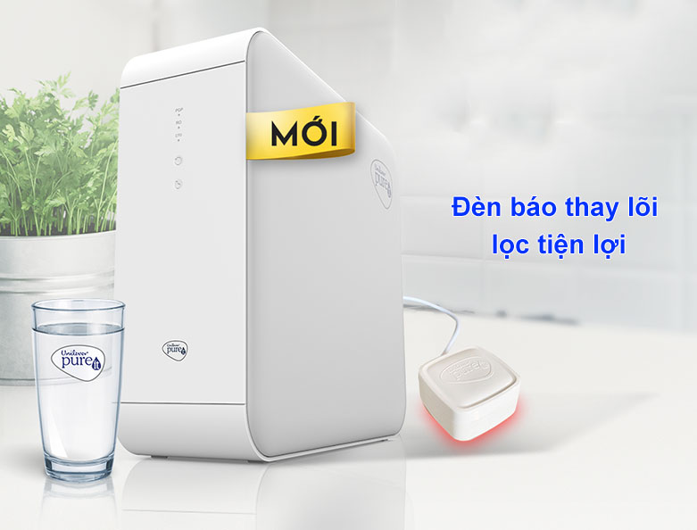 Máy lọc nước UNILEVER PUREIT DELICA | Đèn báo thay lõi lọc tiện lợi
