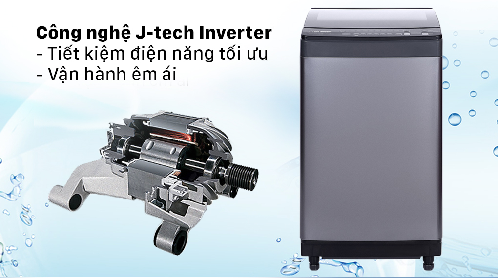 Máy giặt Sharp Inverter 9.5 Kg ES-X95HV-S - J-tech Inverter