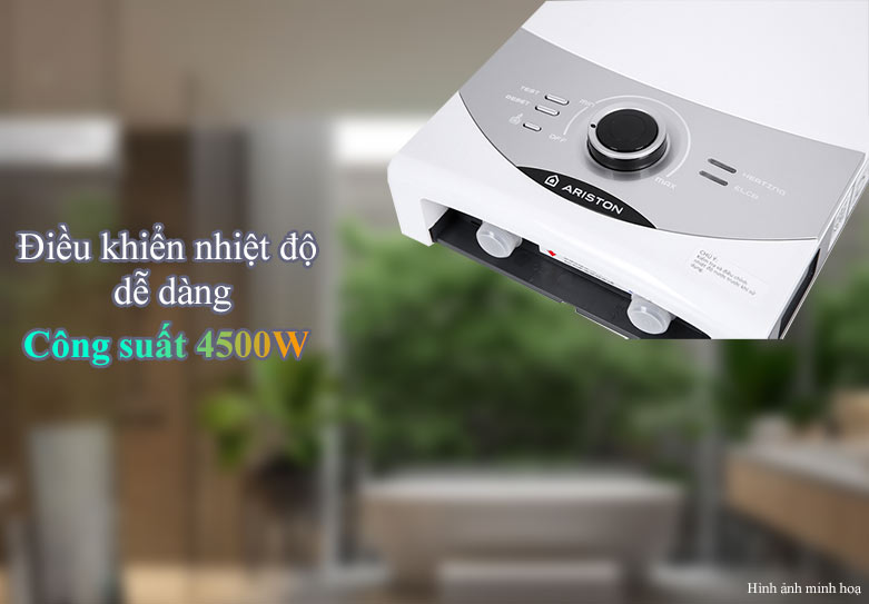 Máy nước nóng Ariston SM45PE-VN | Công suất 4500W | Điều khiển dễ dàng