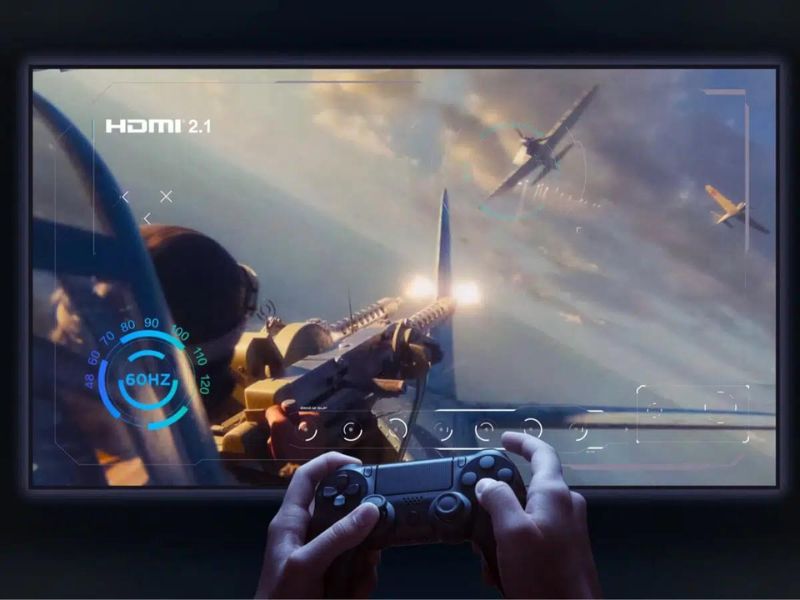 Chơi game với độ trễ thấp nhờ HDMI 2.1 trên tivi TCL 4K 65 inch 65P638