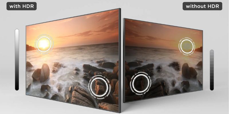 Công nghệ dải động cao HDR tối ưu màu sắc khi hiển thị