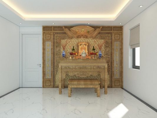 Hướng và vị trí khi bố trí phòng thờ