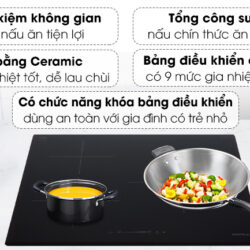 Bếp Từ 3 Vùng Nấu HC-I603D Hafele 536.61.631