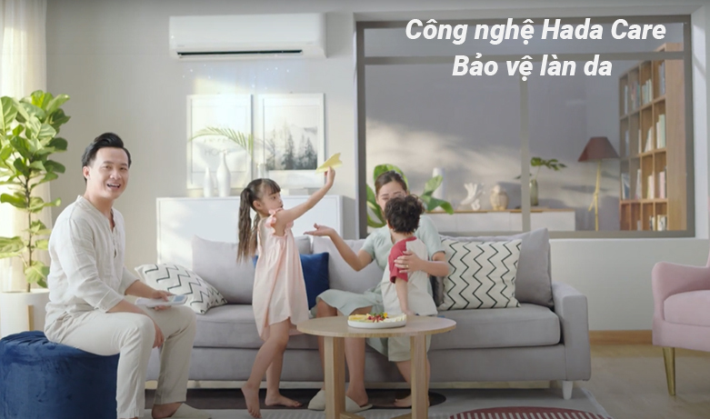 Máy lạnh TOSHIBA RAS-H13E2KCVG-V Inverter 1.5 HP (12000 BTU) | Công nghệ bảo vệ làn da