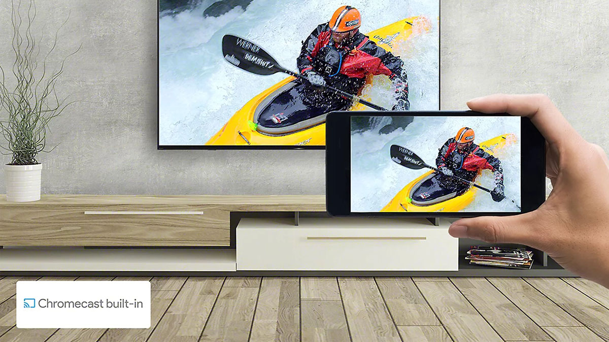 Tivi KD-75X80L tương thích với Chromecast built-in